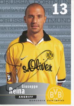 Giuseppe Reina   1999/2000  Borussia Dortmund  Fußball  Autogrammkarte original signiert 