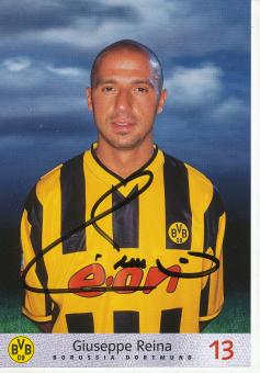 Giuseppe Reina   2000/2001  Borussia Dortmund  Fußball  Autogrammkarte original signiert 