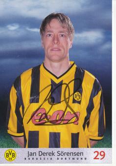 Jan Derek Sörensen   2000/2001  Borussia Dortmund  Fußball  Autogrammkarte original signiert 