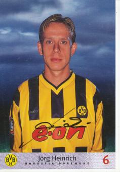 Jörg Heinrich   2000/2001  Borussia Dortmund  Fußball  Autogrammkarte original signiert 