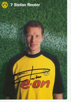 Stefab Reuter  2001/2002  Borussia Dortmund  Fußball  Autogrammkarte original signiert 