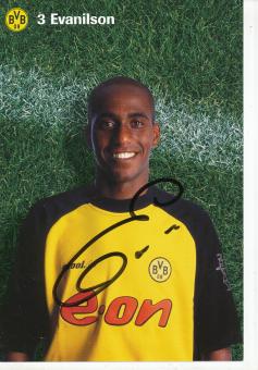 Evanilson  2001/2002  Borussia Dortmund  Fußball  Autogrammkarte original signiert 