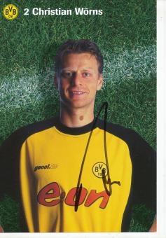 Christian Wörns  2001/2002  Borussia Dortmund  Fußball  Autogrammkarte original signiert 