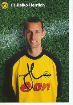 Heiko Herrlich  2001/2002  Borussia Dortmund  Fußball  Autogrammkarte original signiert 