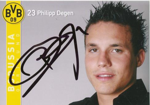 Philipp Degen   2007/2008  Borussia Dortmund  Fußball  Autogrammkarte original signiert 