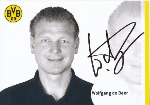 Wolfgang de Beer   2006/2007  Borussia Dortmund  Fußball  Autogrammkarte original signiert 