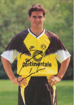 Gerhard Poschner  1990 /91  Borussia Dortmund  Fußball  Autogrammkarte original signiert 