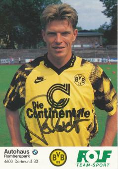 Knut Reinhardt  1992/1993  Borussia Dortmund  Fußball  Autogrammkarte original signiert 