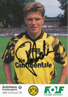 Knut Reinhardt  1992/1993  Borussia Dortmund  Fußball  Autogrammkarte original signiert 
