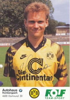 Bodo Schmidt  1992/1993  Borussia Dortmund  Fußball  Autogrammkarte original signiert 