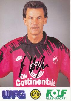 Ottmar Hitzfeld  1993/1994  Borussia Dortmund  Fußball  Autogrammkarte original signiert 