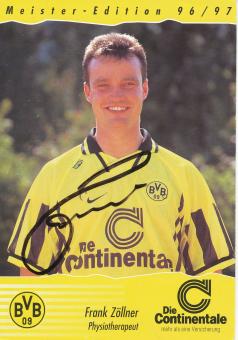 Frank Zöllner  1996/1997  Borussia Dortmund  Fußball  Autogrammkarte original signiert 