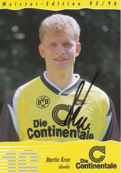 Martin Kree  1995/1996  Borussia Dortmund  Fußball  Autogrammkarte original signiert 