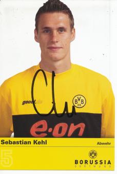 Sebastian Kehl  Stanz Karte Borussia Dortmund  Fußball  Autogrammkarte original signiert 
