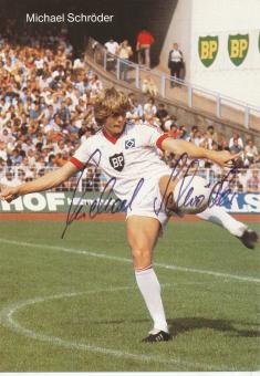 Michael Schröder  Hamburger SV  Fußball  Autogrammkarte original signiert 