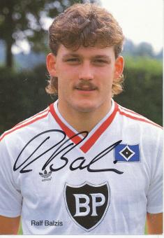 Ralf Balzis  Hamburger SV  Fußball  Autogrammkarte original signiert 