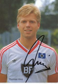 Thomas Hinz  Hamburger SV  Fußball  Autogrammkarte original signiert 