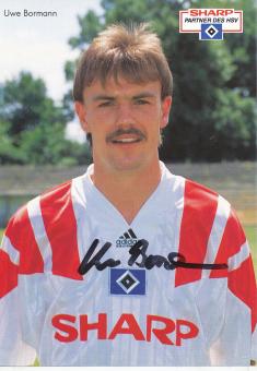 Uwe Bormann  1992/93  Hamburger SV  Fußball  Autogrammkarte original signiert 