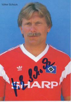 Volker Schock  Hamburger SV  Fußball  Autogrammkarte original signiert 