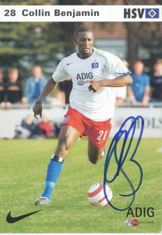 Collin Benjamin  2004/2005  Hamburger SV  Fußball  Autogrammkarte original signiert 