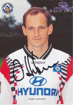 Jürgen Hartmann  1996/1997  Hamburger SV  Fußball  Autogrammkarte original signiert 