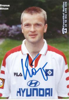 Stefan Böger  1998/1999  Hamburger SV  Fußball  Autogrammkarte original signiert 