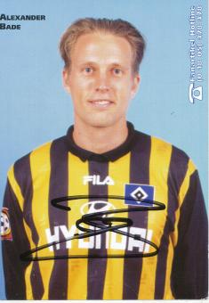 Alexander Bade  1998/1999  Hamburger SV  Fußball  Autogrammkarte original signiert 