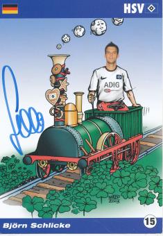 Björn Schlicke  2003/2004  Hamburger SV  Fußball  Autogrammkarte original signiert 