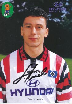 Sven Kmetsch  1995/1996  Hamburger SV  Fußball  Autogrammkarte original signiert 