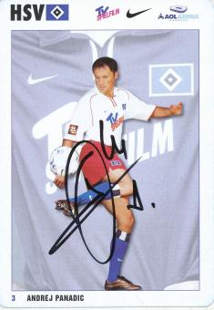 Andrej Panadic  2001/2002  Hamburger SV  Fußball  Autogrammkarte original signiert 