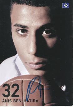 Änis Ben Hatira  2007/2008  Hamburger SV  Fußball  Autogrammkarte original signiert 