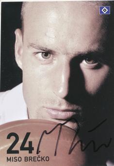 Miso Brecko  2007/2008  Hamburger SV  Fußball  Autogrammkarte original signiert 