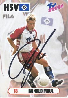 Ronald Maul  2000/2001  Hamburger SV  Fußball  Autogrammkarte original signiert 