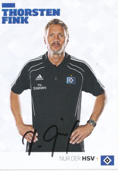 Thorsten Fink  2011/2012  Hamburger SV  Fußball  Autogrammkarte original signiert 