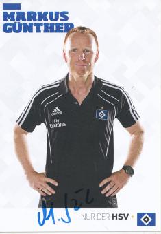 Markus Günther  2011/2012  Hamburger SV  Fußball  Autogrammkarte original signiert 