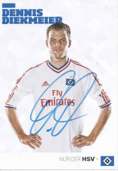 Dennis Diekmeier  2011/2012  Hamburger SV  Fußball  Autogrammkarte original signiert 
