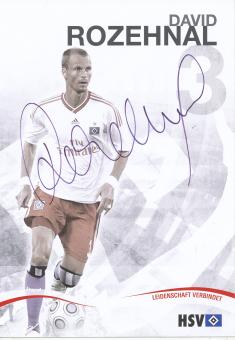David Rozenhal  2009/2010  Hamburger SV  Fußball  Autogrammkarte original signiert 