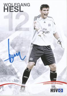 Wolfgang Hesl  2009/2010  Hamburger SV  Fußball  Autogrammkarte original signiert 