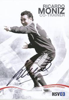 Ricardo Moniz  2009/2010  Hamburger SV  Fußball  Autogrammkarte original signiert 