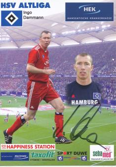 Ingo Dammann  Altliga  Hamburger SV  Fußball  Autogrammkarte original signiert 