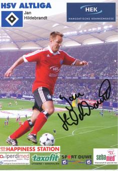 Jan Hildebrandt  Altliga  Hamburger SV  Fußball  Autogrammkarte original signiert 