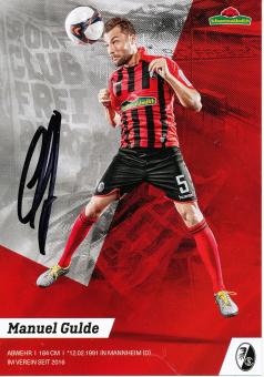 Manuel Gulde  2019/2020  SC Freiburg  Fußball Autogrammkarte original signiert 