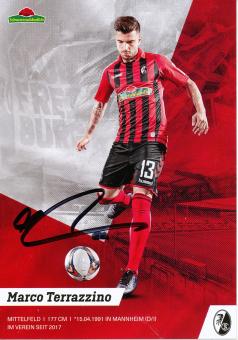 Marco Terrazzino  2019/2020  SC Freiburg  Fußball Autogrammkarte original signiert 