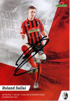 Roland Sallai  2019/2020  SC Freiburg  Fußball Autogrammkarte original signiert 