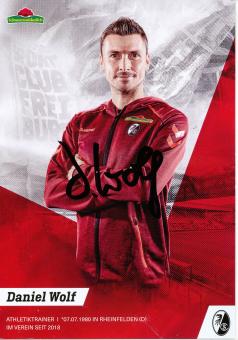 Daniel Wolf  2019/2020  SC Freiburg  Fußball Autogrammkarte original signiert 
