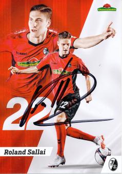Roland Sallai  2018/2019  SC Freiburg  Fußball Autogrammkarte original signiert 