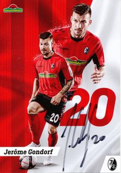 Jerome Gondorf   2018/2019  SC Freiburg  Fußball Autogrammkarte original signiert 