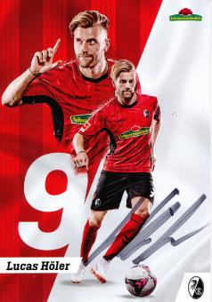 Lucas Höler   2018/2019  SC Freiburg  Fußball Autogrammkarte original signiert 