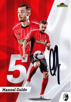 Manuel Gulde  2018/2019  SC Freiburg  Fußball Autogrammkarte original signiert 