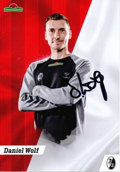 Daniel Wolf  2018/2019  SC Freiburg  Fußball Autogrammkarte original signiert 